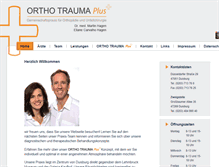 Tablet Screenshot of ortho-trauma-plus.de